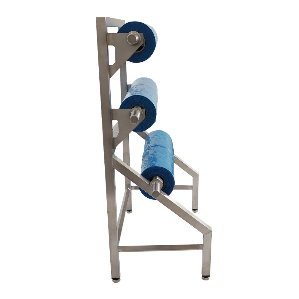 Tote bin cover dispenser - 3 roll
