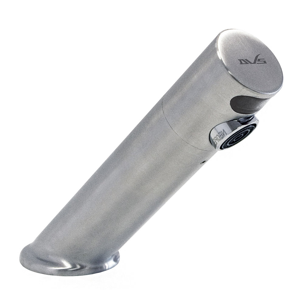 Infra-red deck-mounted 316 stainless steel tap