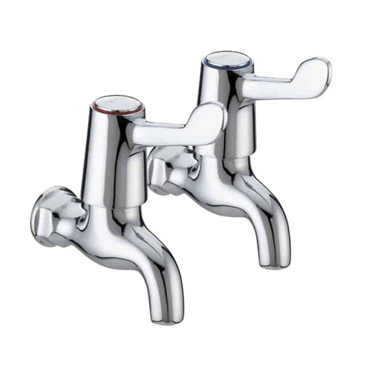 Wall mounted fascia bib taps