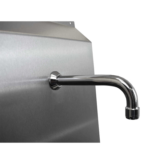 Stainless steel one station scrub sink