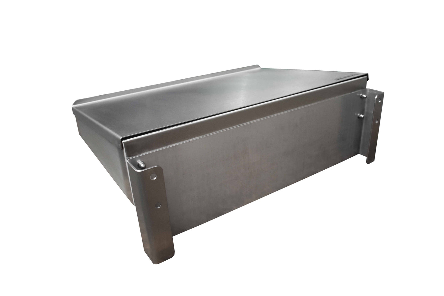 Stainless steel wall mounted writing desk