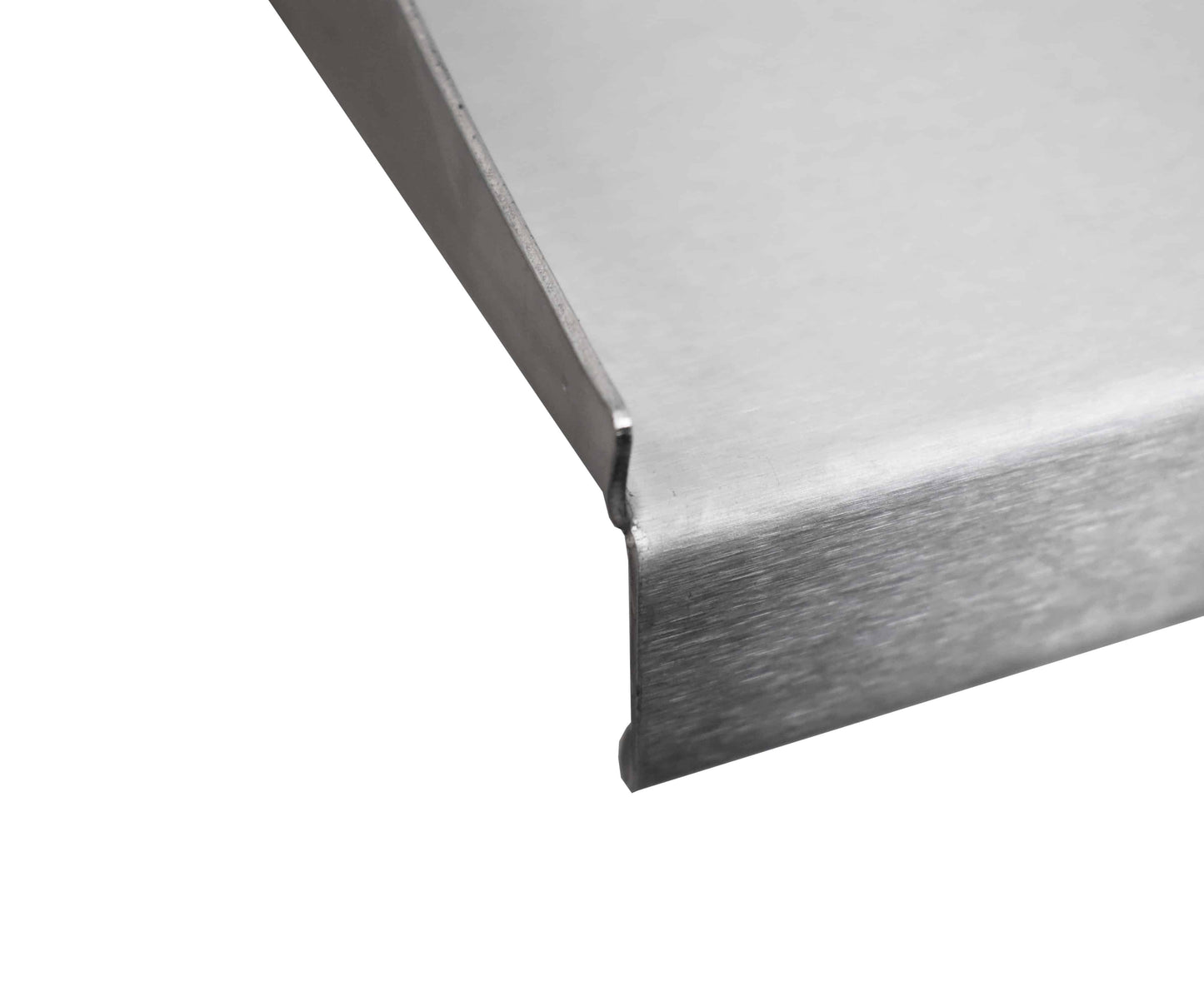 Part enclosed stainless steel shelves