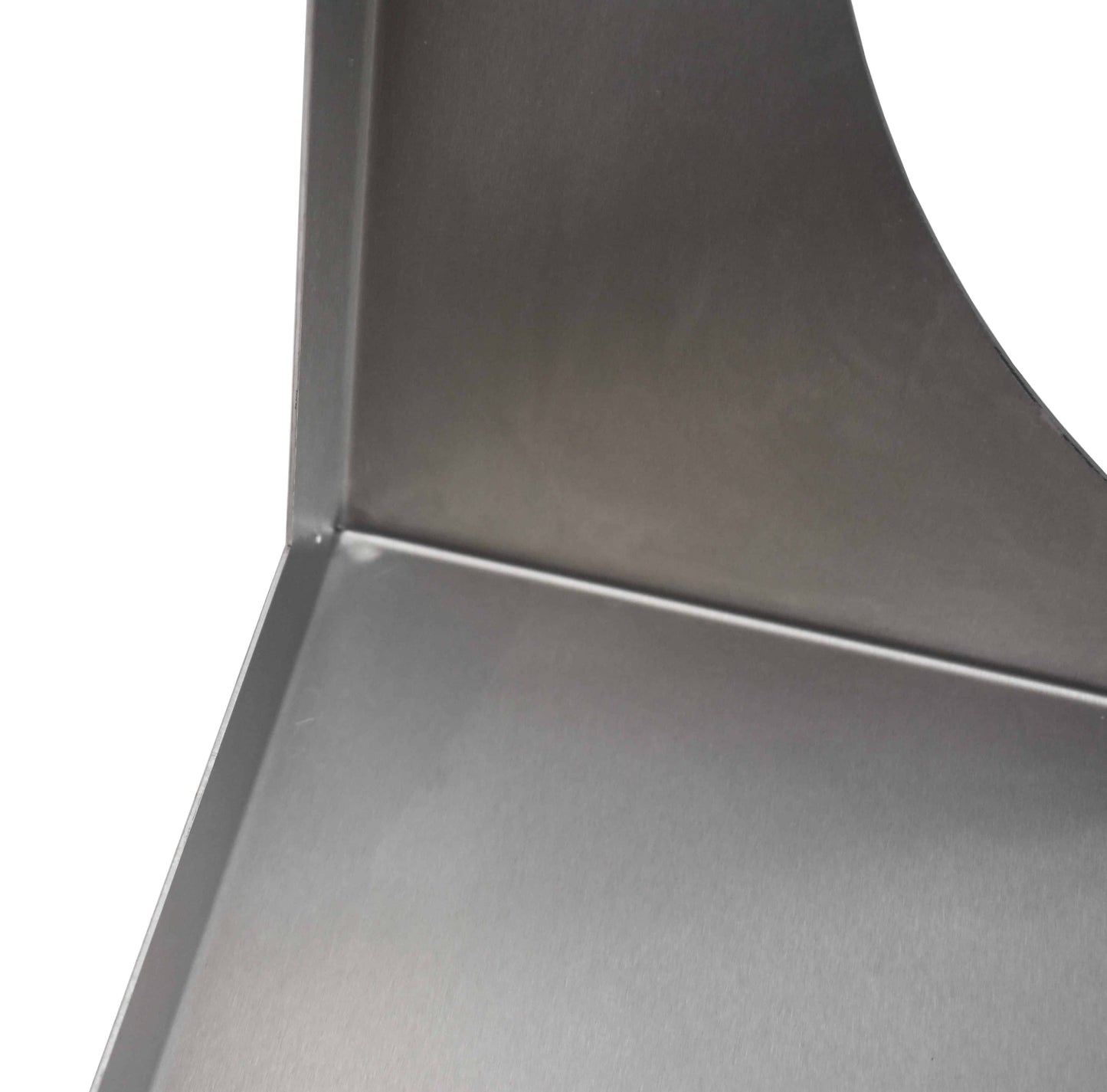 Part enclosed stainless steel shelves