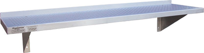 Stainless steel workstation shelf