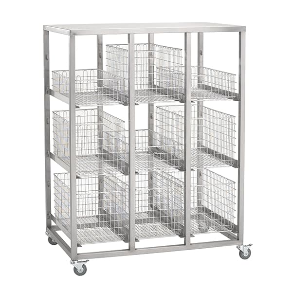 Modular open transport cart