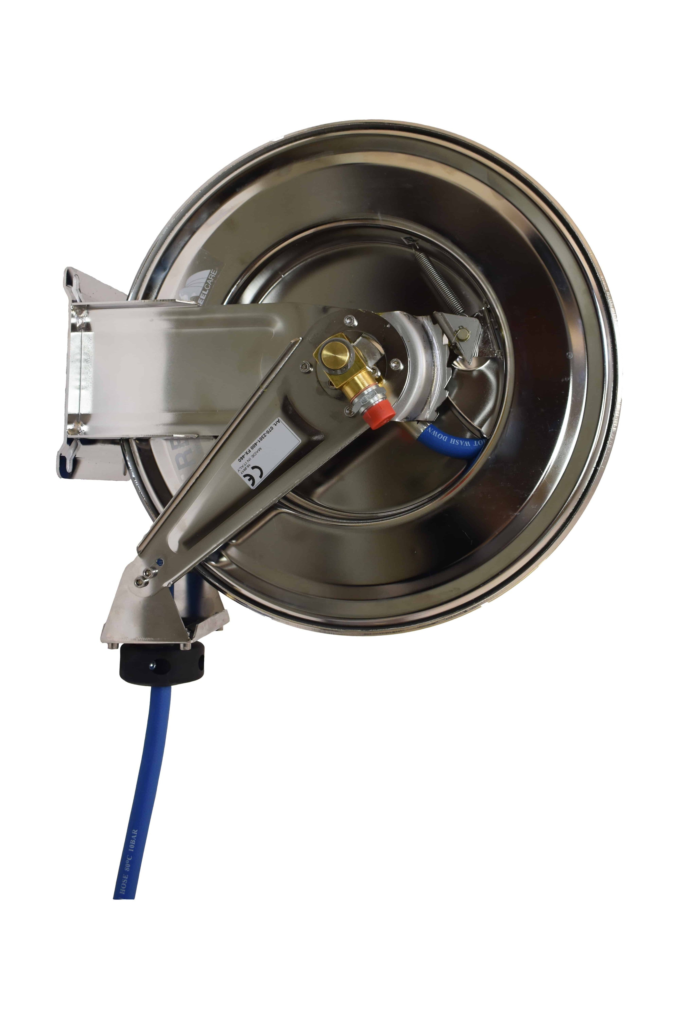 Stainless steel spring driven hose reel