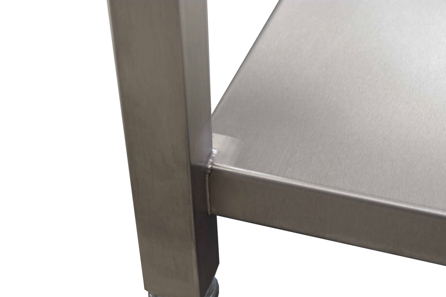 Stainless steel heavy duty table with undershelf
