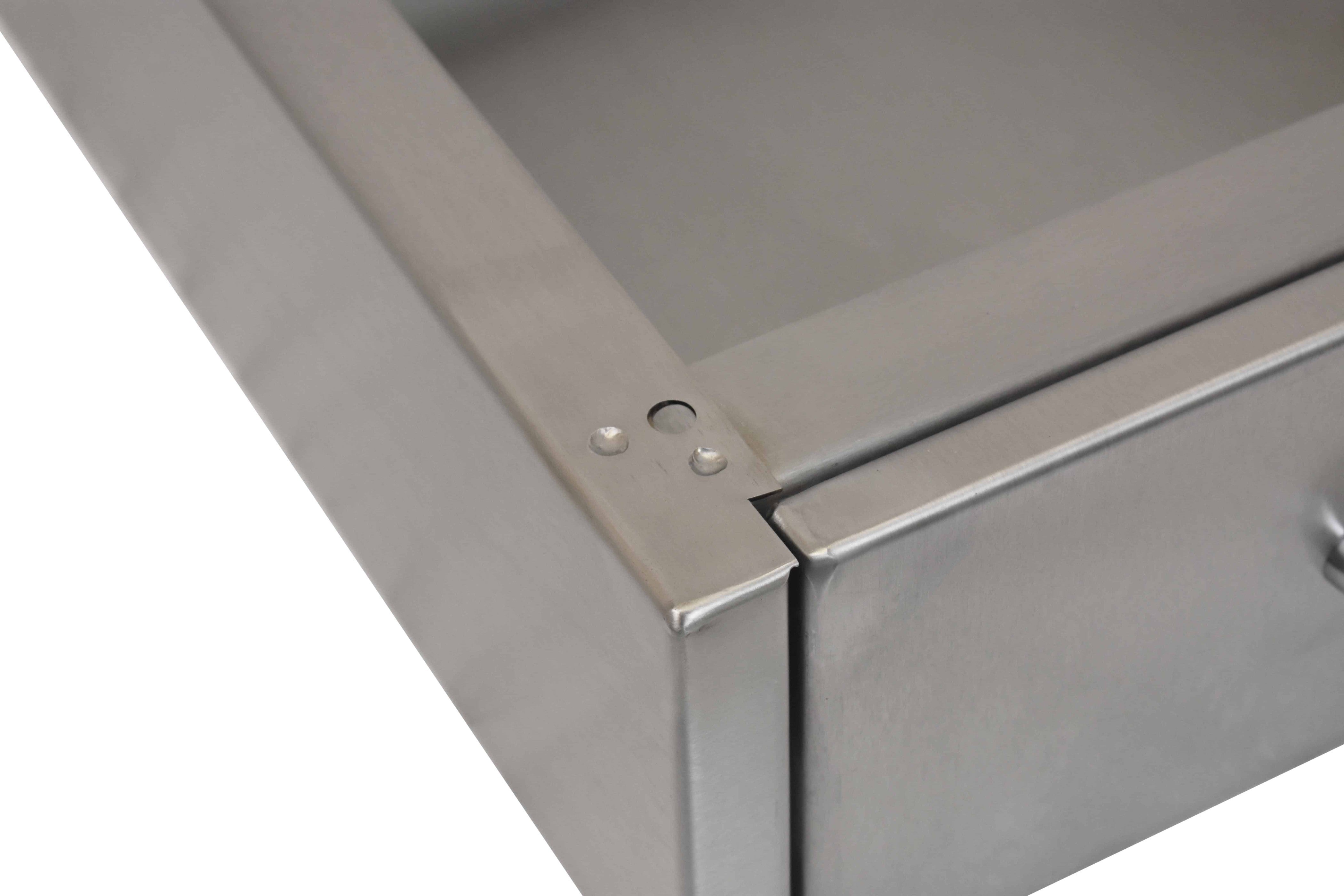 Stainless steel static desk single drawer (Add-on only)