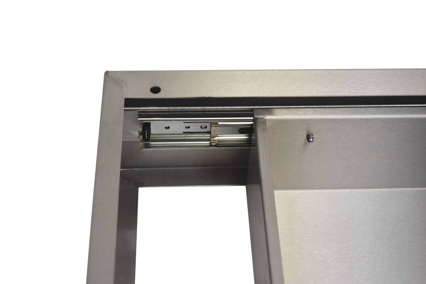 Stainless steel static desk 2 drawer (Add-on Only)