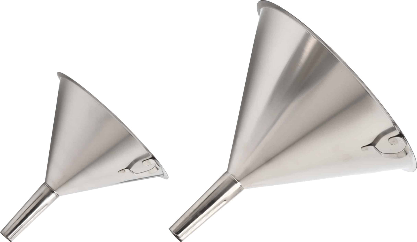 Stainless steel funnel