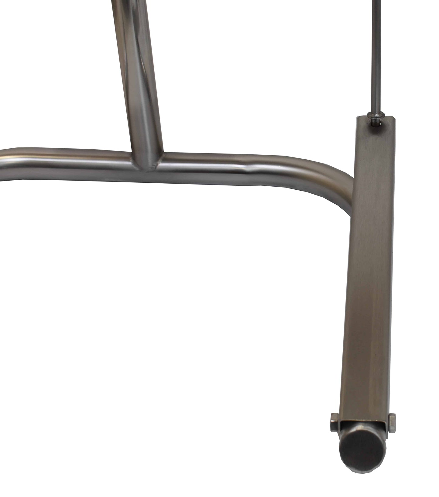 Open frame pedestal waste bag holders