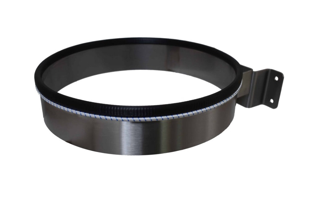 Ring only wall mounted waste bag holder bin (no lid)