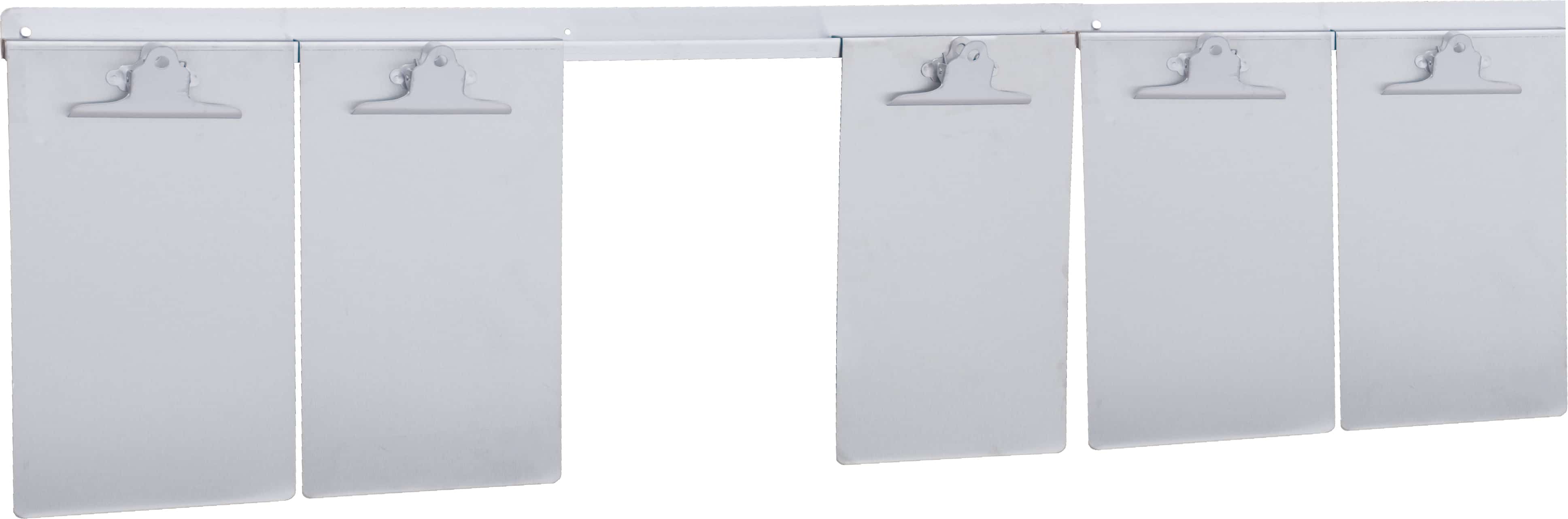 Hanging rack for clipboards with backclip
