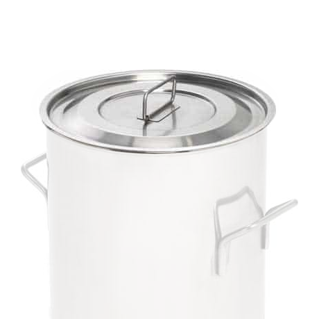 316-grade stainless steel lid for mixing containers