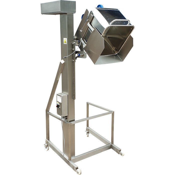 Mobile Motor Driven Pillar Tote Bin Tipper