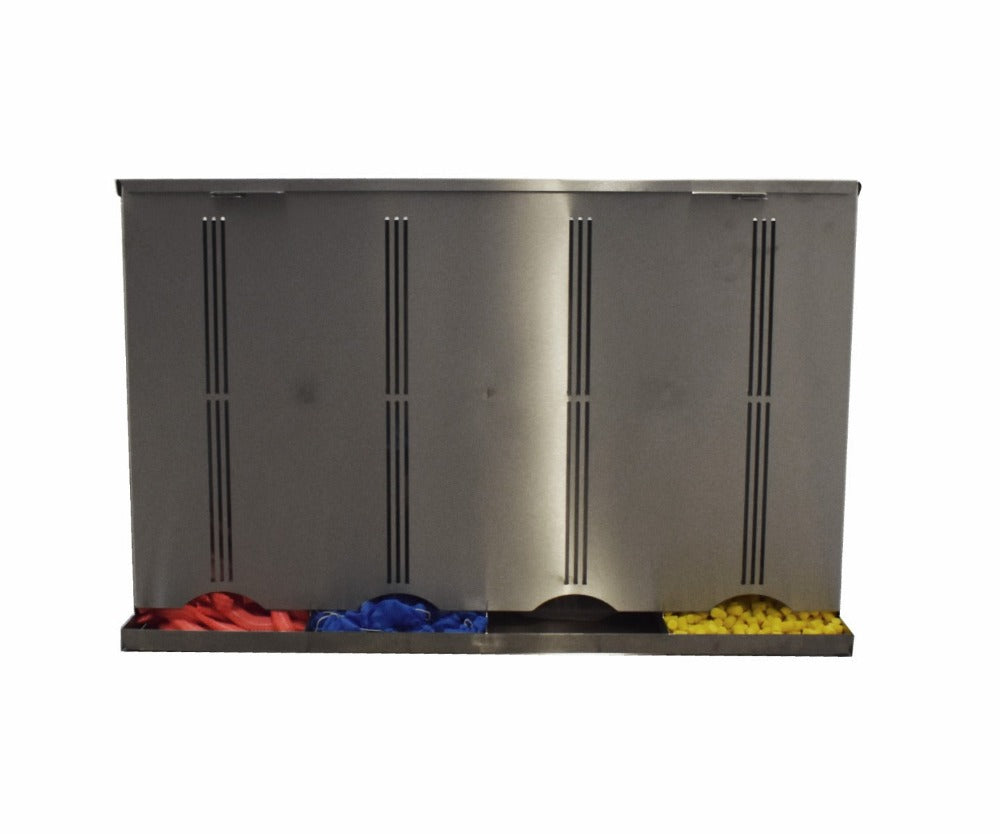Front access PPE dispensers
