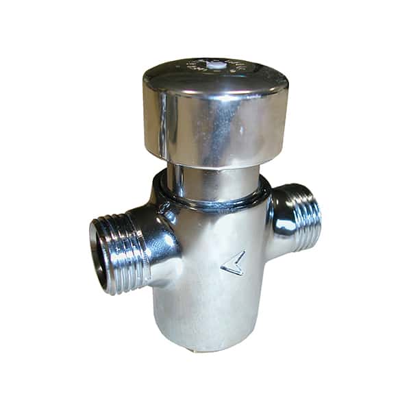 Chrome-plated water valve