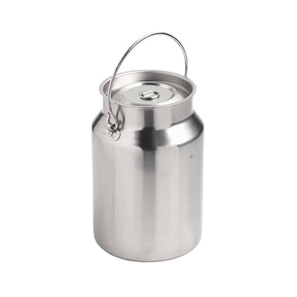 Stainless steel churns