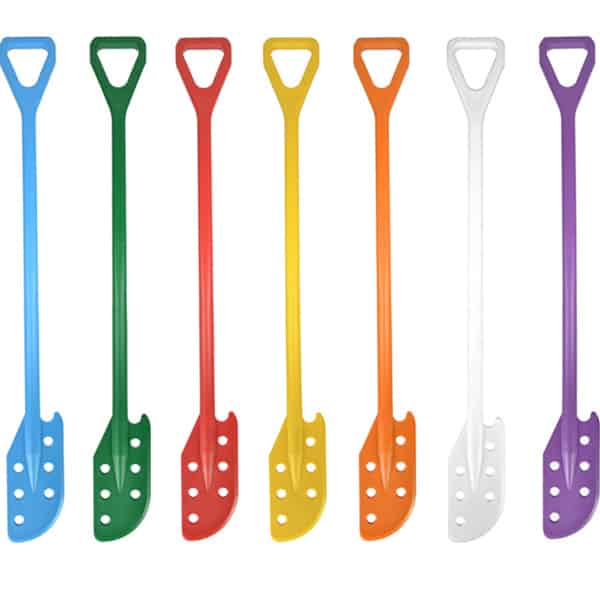 Plastic mixing paddle