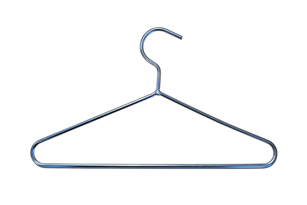 Open hook garment hanger