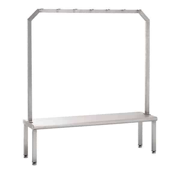 Seating/Step over bench with hanging rack