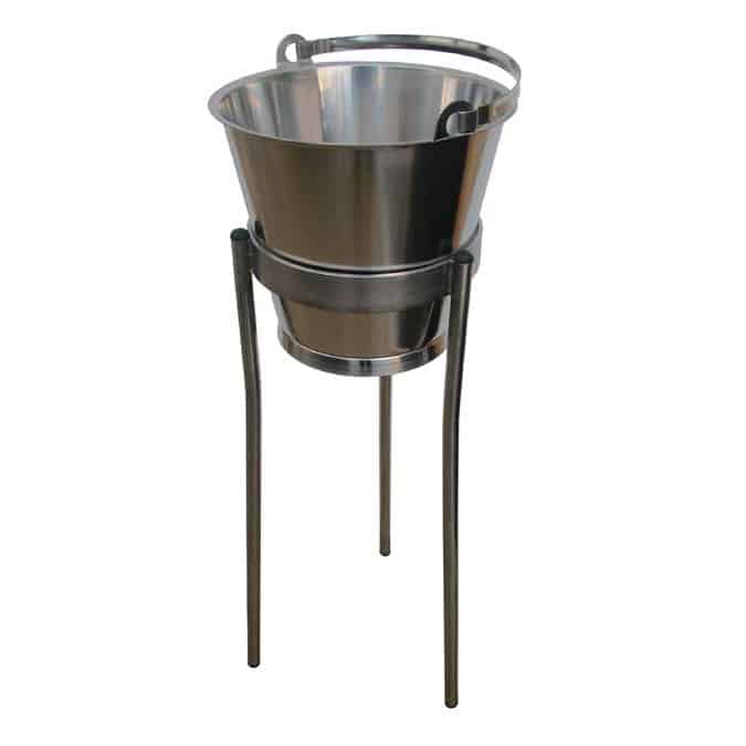 Stainless steel bucket stand