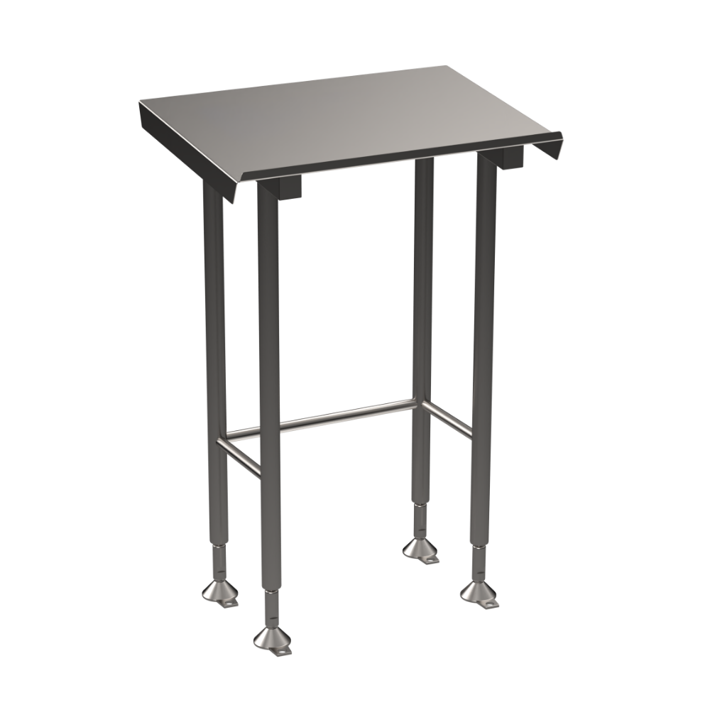 Stainless steel Hygienox lectern with rear tie bar