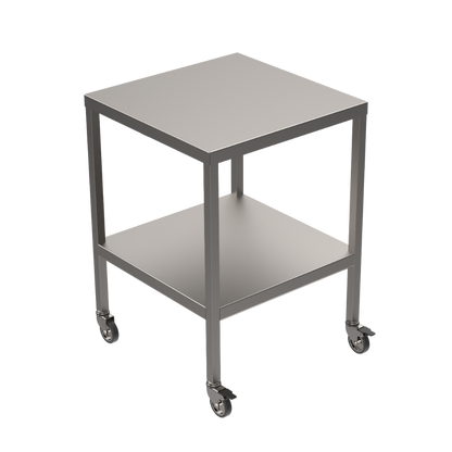 Stainless steel light duty table with undershelf