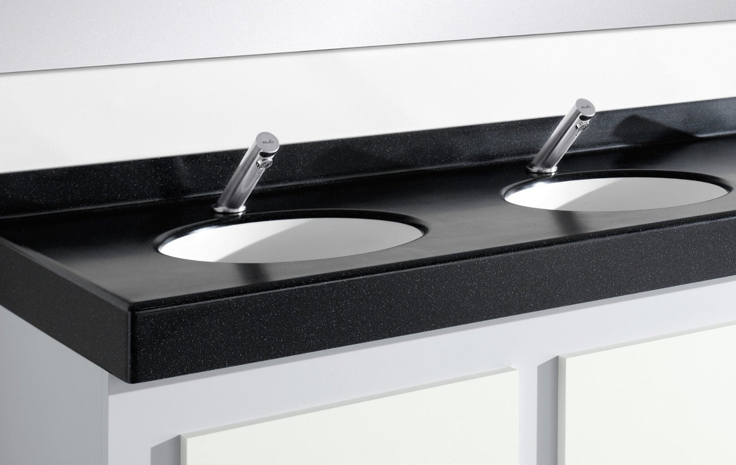Infra-red deck-mounted 316 stainless steel tap
