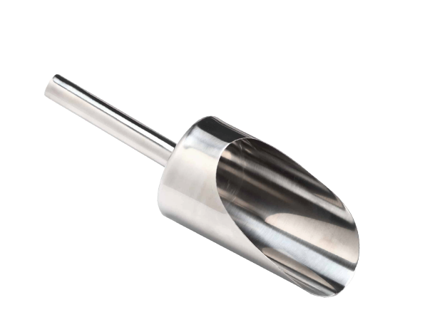 Stainless steel scoop