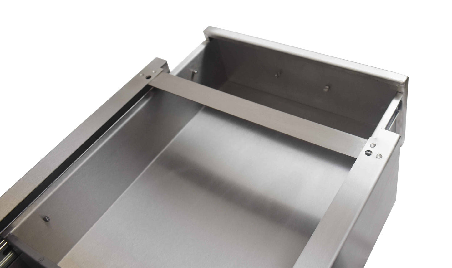 Stainless steel static desk single drawer (Add-on only)