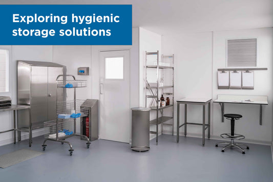 Finding the right hygienic storage solution in our cupboard range