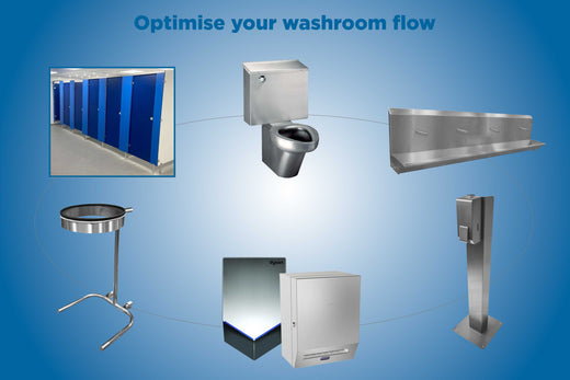 Designing washrooms for high-traffic, hygiene-critical environments