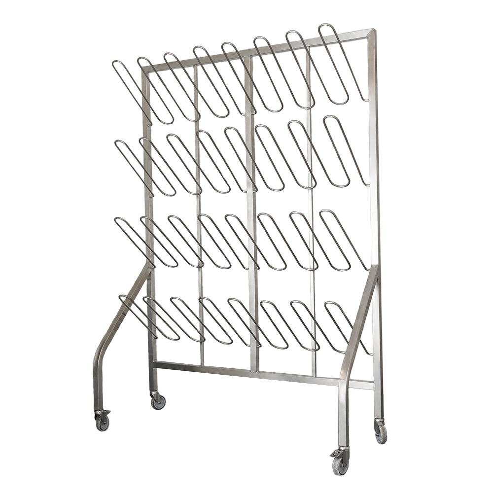 Pedestal boot rack