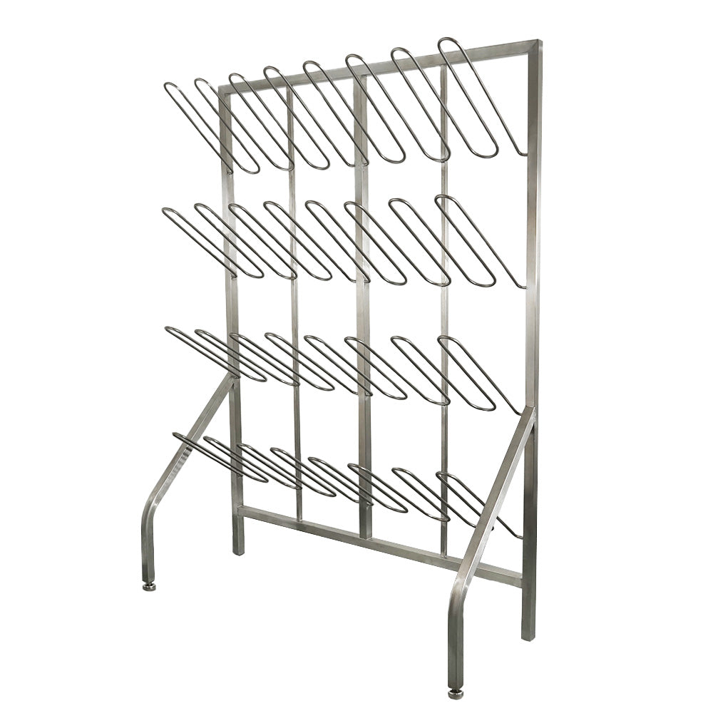Pedestal boot rack