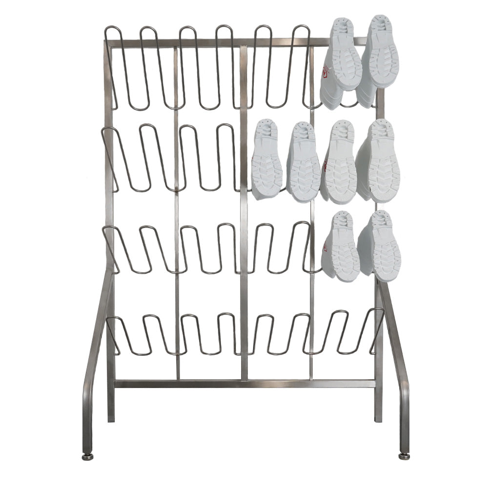 Pedestal boot rack