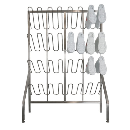 Pedestal boot rack