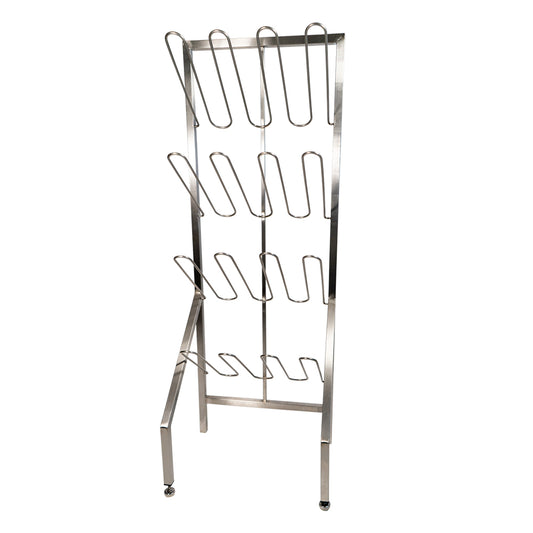 Pedestal boot rack