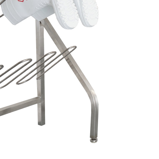 Pedestal boot rack