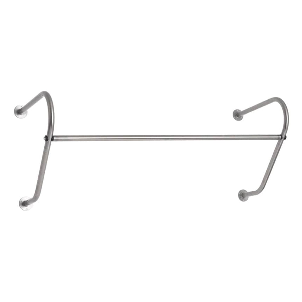 Wall fixed garment rails