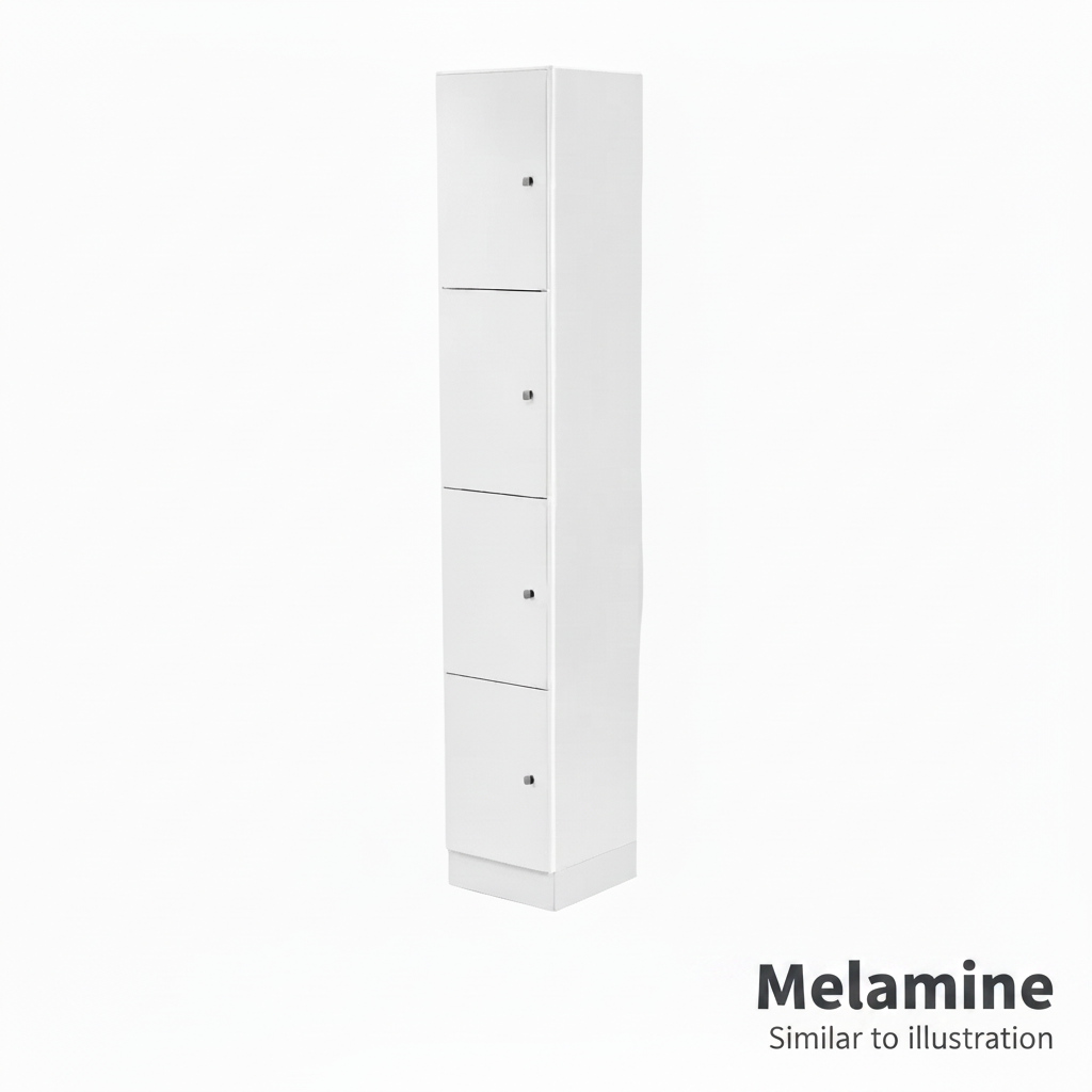Hygienic composite lockers