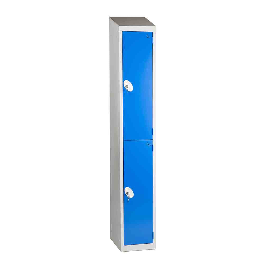 Mild steel sloping top single unit lockers