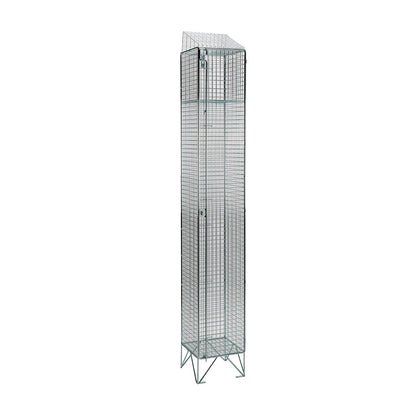 Wire mesh lockers