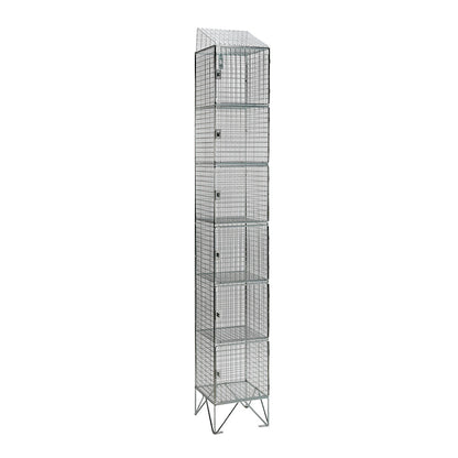 Wire mesh lockers