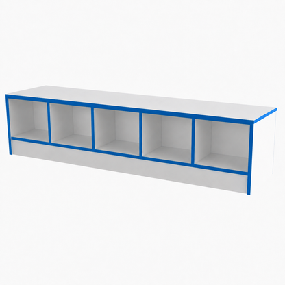 Hygienic composite seating benches