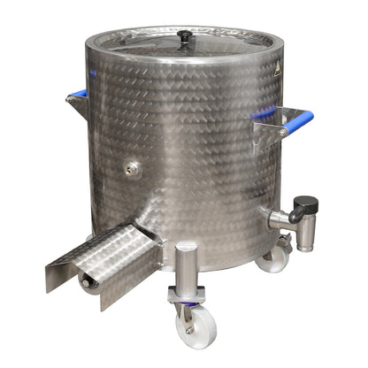 Electric commercial boiling pan with indirect heat