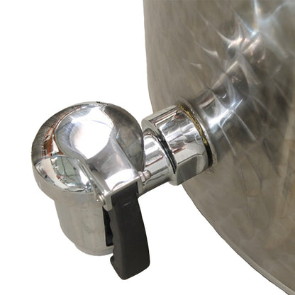 Electric commercial boiling pan with indirect heat