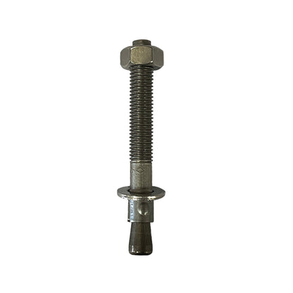 Mild steel black and yellow protection barrier, bolt down with horizontal rail