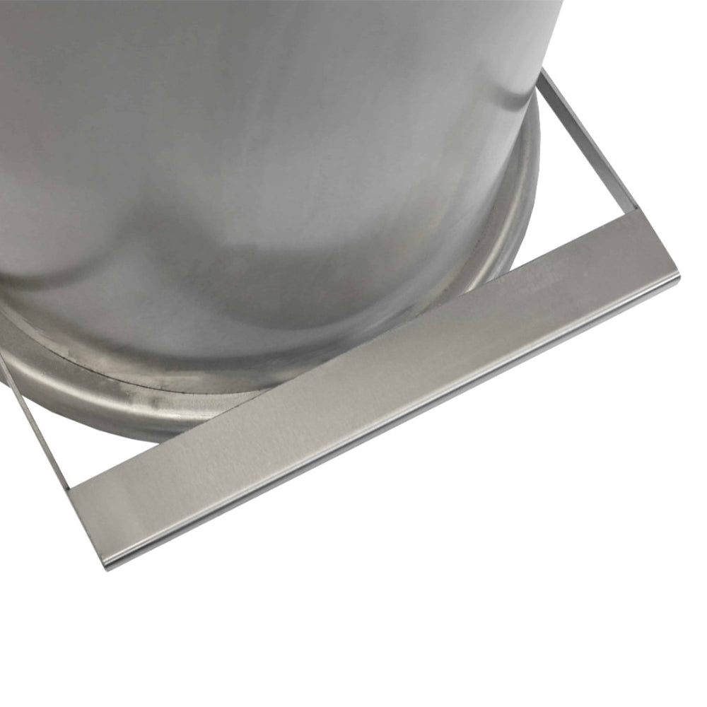 Enclosed frame waste bag holders