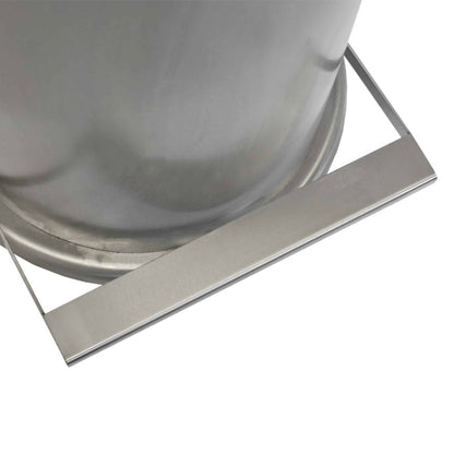 Enclosed frame waste bag holders